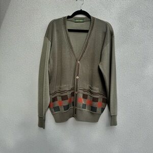 VINTAGE Grandpa cardigan sweater wool
